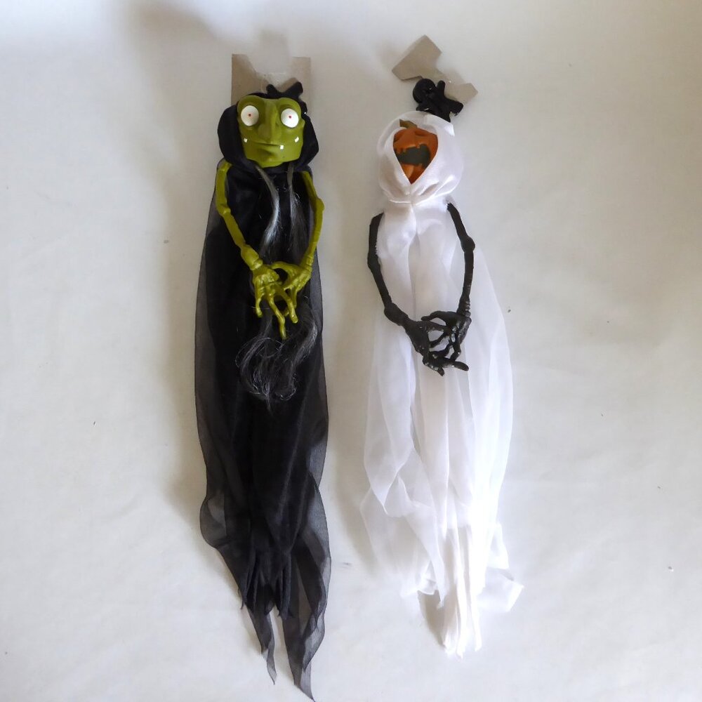 NEW VINTAGE 2001 N2 TOYS FAN-TOM FLYERS CEILING FAN CLIP ON PUMPKIN GHOST WITCH